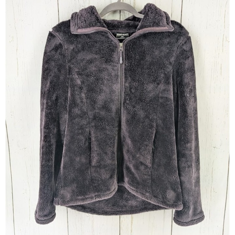 32 Degrees Size Medium Purple Plum Full Zip Womens Fleece Jacket‎